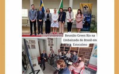 Reunião Green Rio na Embaixada do Brasil em Estocolmo