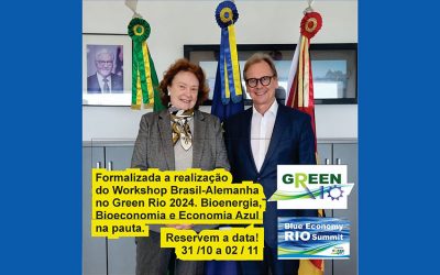 Workshop Brasil-Alemanha no Green Rio 2024 irá reunir bioeconomia e economia do mar